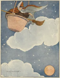 La Vieille Femme Jetée Dans Un Panier